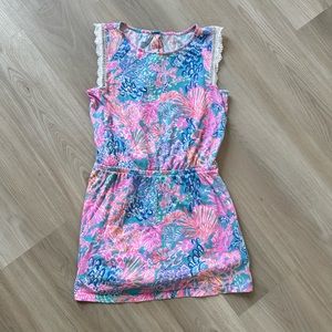 Lilly Pulitzer Girls Mini Agee Romper L